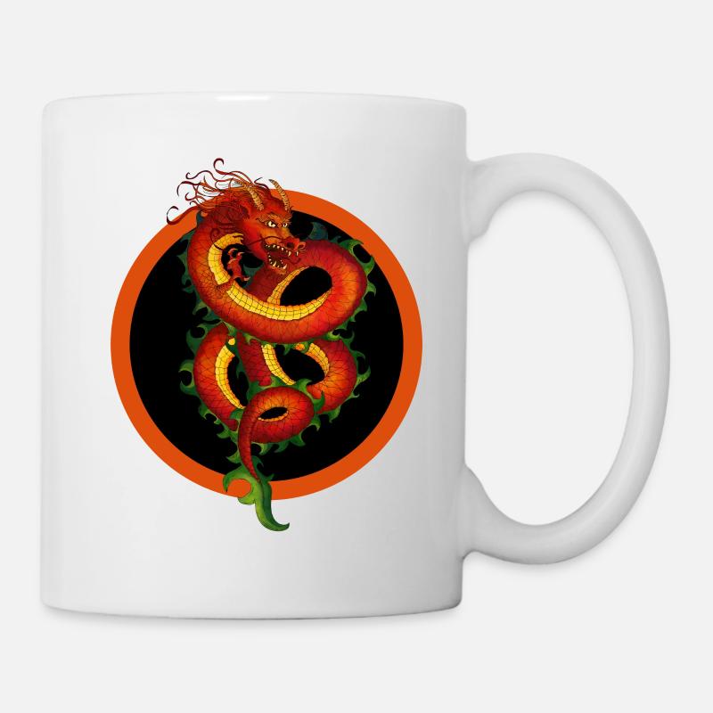 Dragon chinois - Mug blanc - blanc