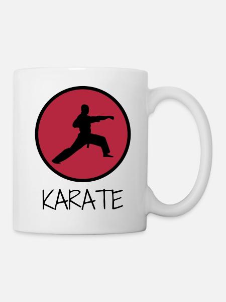 Karate / Karateka / Martial Arts / Fight - Mug blanc - blanc