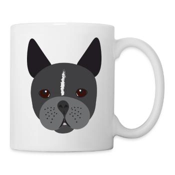 Bulldog français - Mug blanc - blanc - Droite
