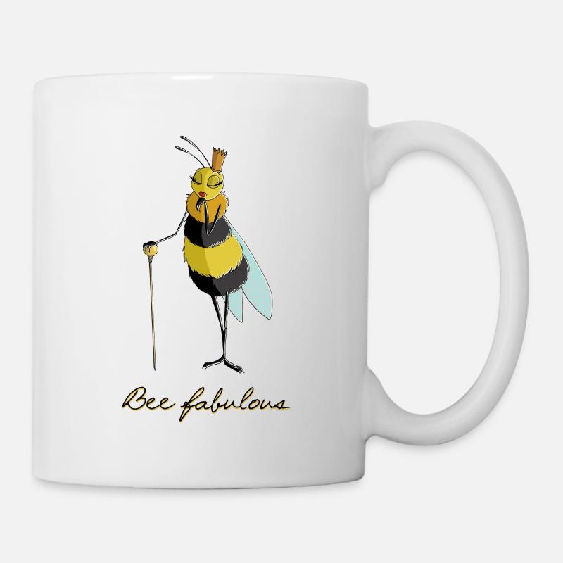 Abeille Fabuleuse - Mug blanc - blanc