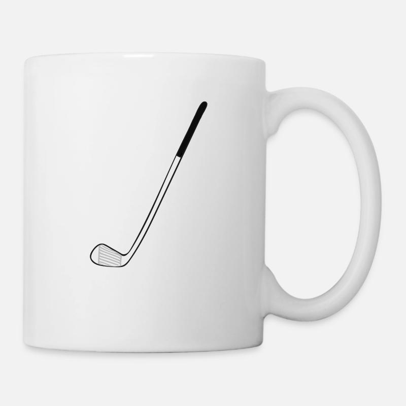 Golfschläger - Geschenk - Tasse - Weiß