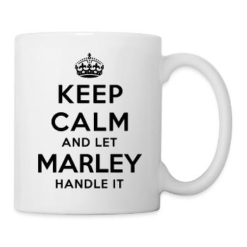 keep calm and let marley handle it - Mug - white - Right