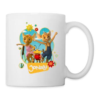 JoNaLu Jo Naya und Lu Tanzen Auf Der Wiese - Tasse - Weiß - Rechts