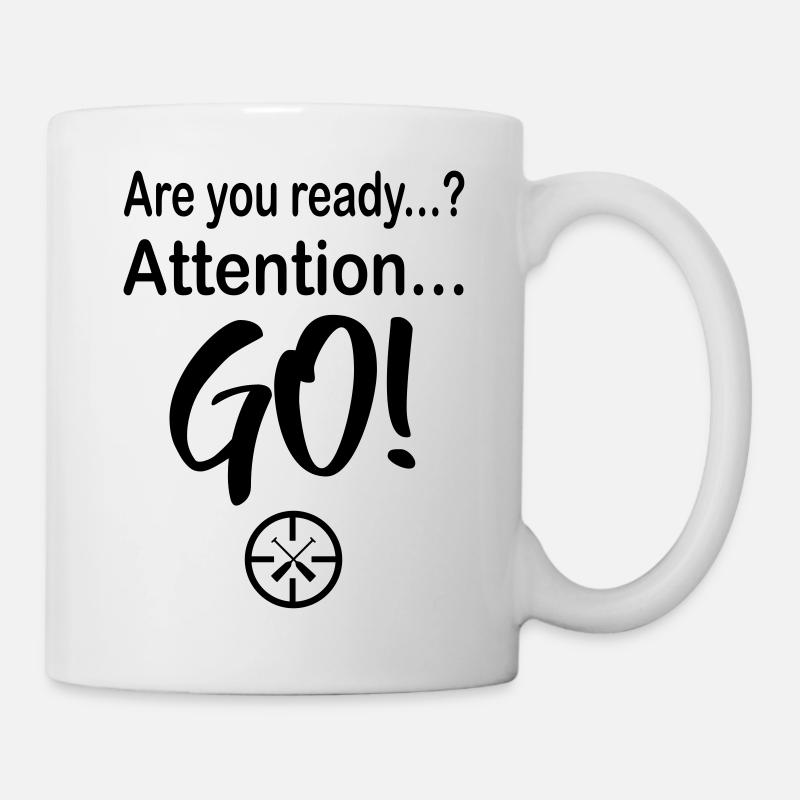 Drachenboot Are you Ready? 1c - Tasse - Weiß