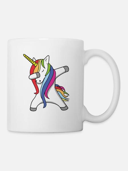 Licorne DAB Dance - Mug blanc - blanc
