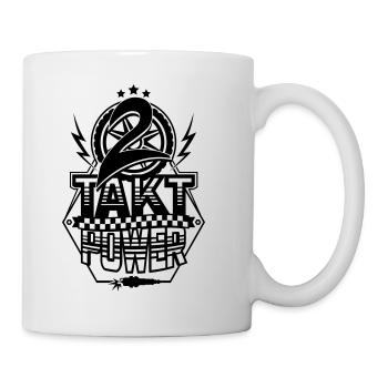 2-Takt-Power / Zweitakt Power - Tasse - Weiß - Rechts
