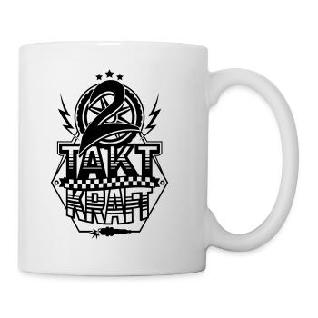 2-Takt-Kraft / Zweitaktkraft - Tasse - Weiß - Rechts