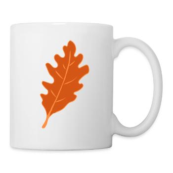 Oak - Oak Leaf - Autumn - Mug - white - Right