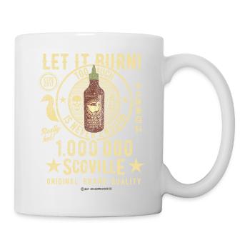 Chili Design Chilisauce 1.000.000 Scoville - Tasse - Weiß - Rechts