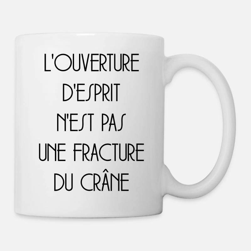 Citation Humour Philosophie Drôle Slogan Comique - Mug blanc - blanc