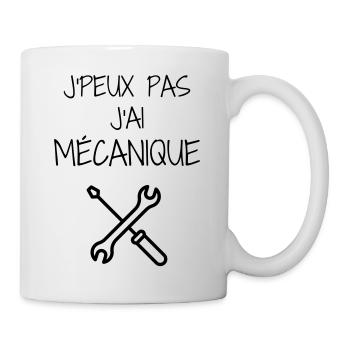Mechanic Mechanik Mécanique Mécanicien Garage - Mug - white - Right