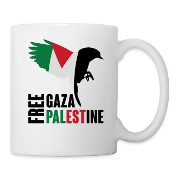 Free Gaza And Free Palestine - Mug - white - Right