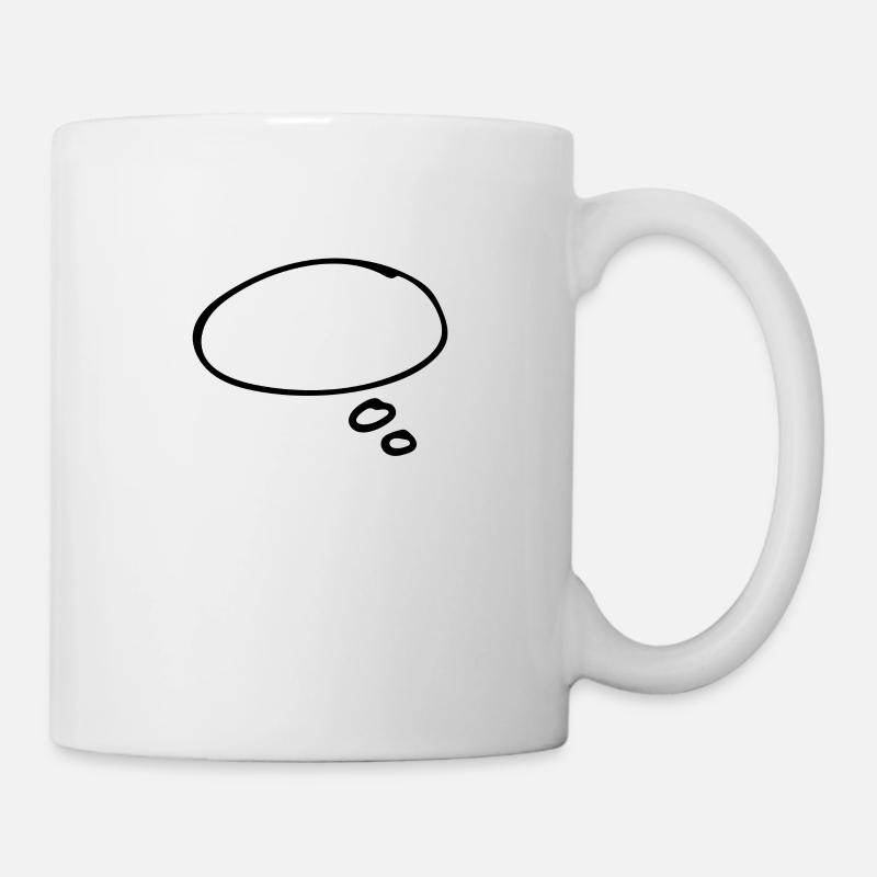 Denkblase - Tasse - Weiß