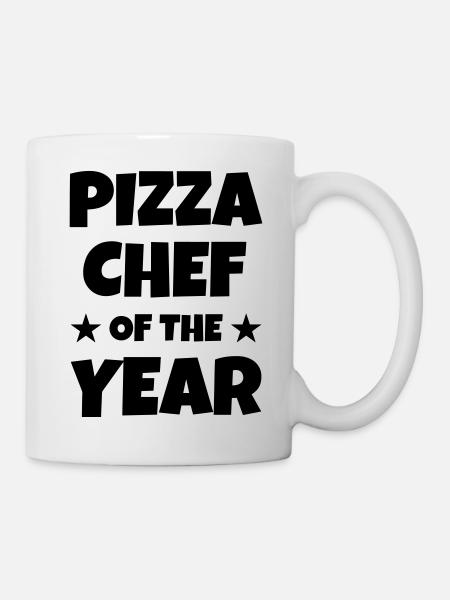 pizza / pizzaiolo / chef / italie / pizzaiola - Mug blanc - blanc