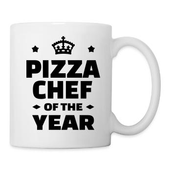 Pizza / pizzaiolo / Italien / Burger - Tasse - Weiß - Rechts
