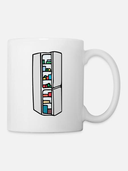 Kühlschrank - Tasse - Weiß