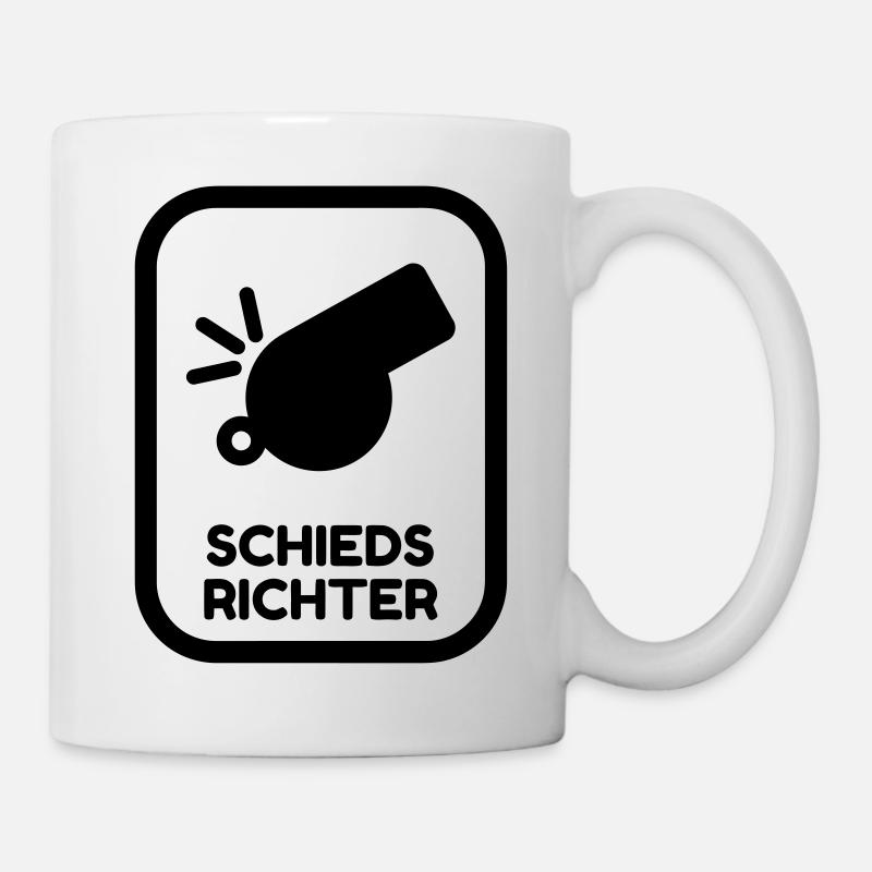 Schiedsrichter / Sport / Schiedsrichterin / - Tasse - Weiß
