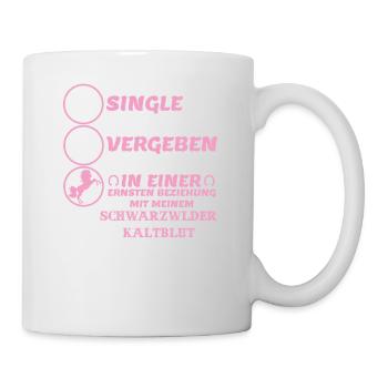 Beziehung Schwarzwälder Kaltblut (1) - Tasse - Weiß - Rechts