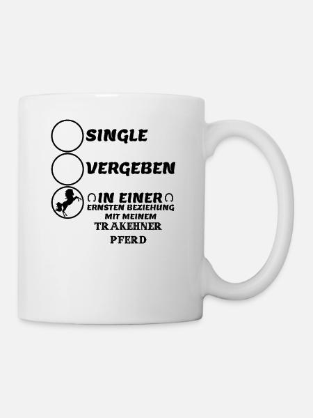 Horse Beziehung Trakehner Pferd - Tasse - Weiß
