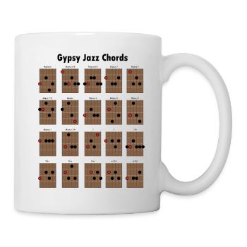 Manouche Jazz Chords - Mug - white - Right