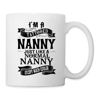 TATTOOED NANNY - Mug - white - Right