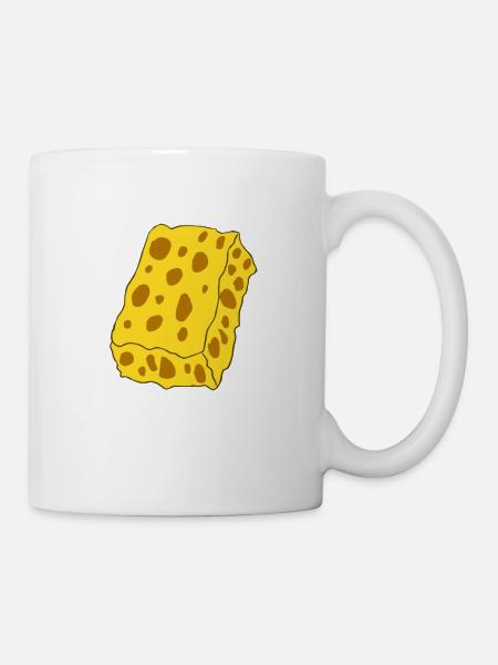 éponge - Mug blanc - blanc