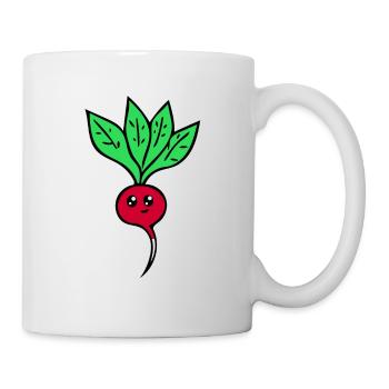 radis - Mug blanc - blanc - Droite