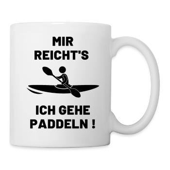It's enough for me, paddling, gifts, sports - Mug - white - Right