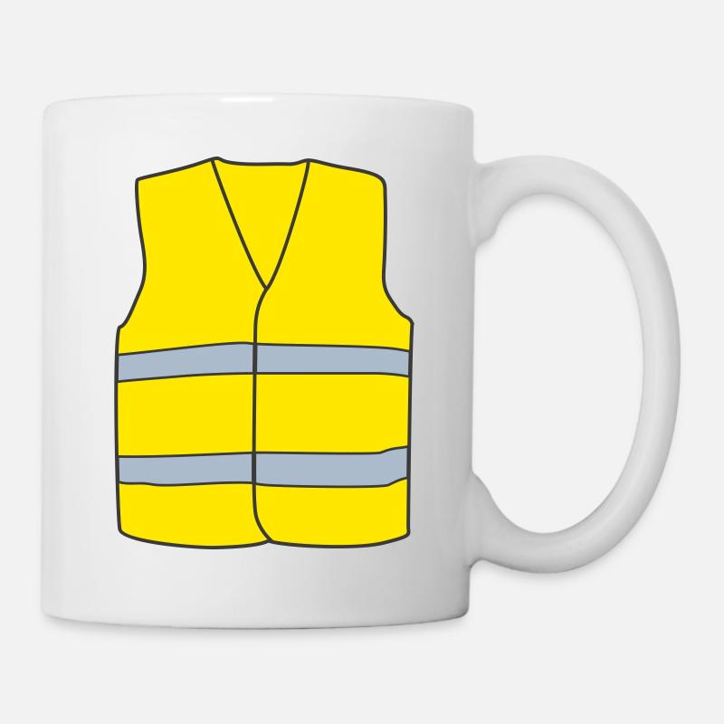 Gilet Jaune - Mug blanc - blanc