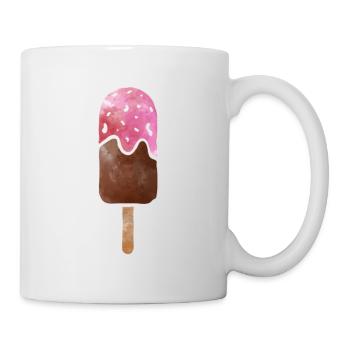 crème glacée - Mug blanc - blanc - Droite