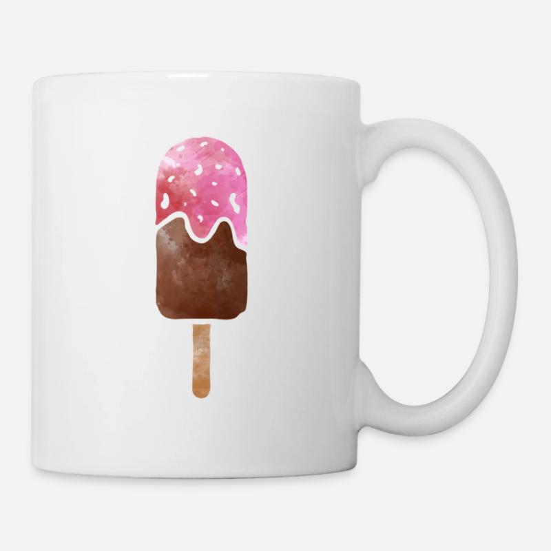 Eiscreme - Tasse - Weiß