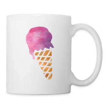 crème glacée - Mug blanc - blanc - Droite