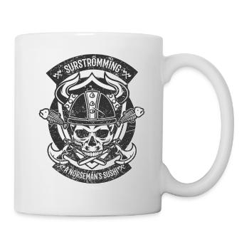 Surströmming T Shirt Norseman's Sushi - Mug - white - Right
