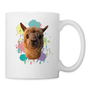Simona Color Splash - Mug blanc - blanc - Droite