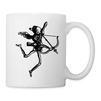Amor Skelett - Tasse - Weiß - Rechts