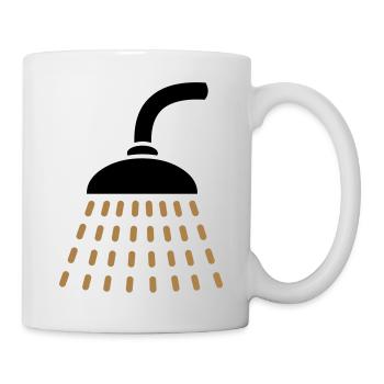 shower - Tasse - Weiß - Rechts