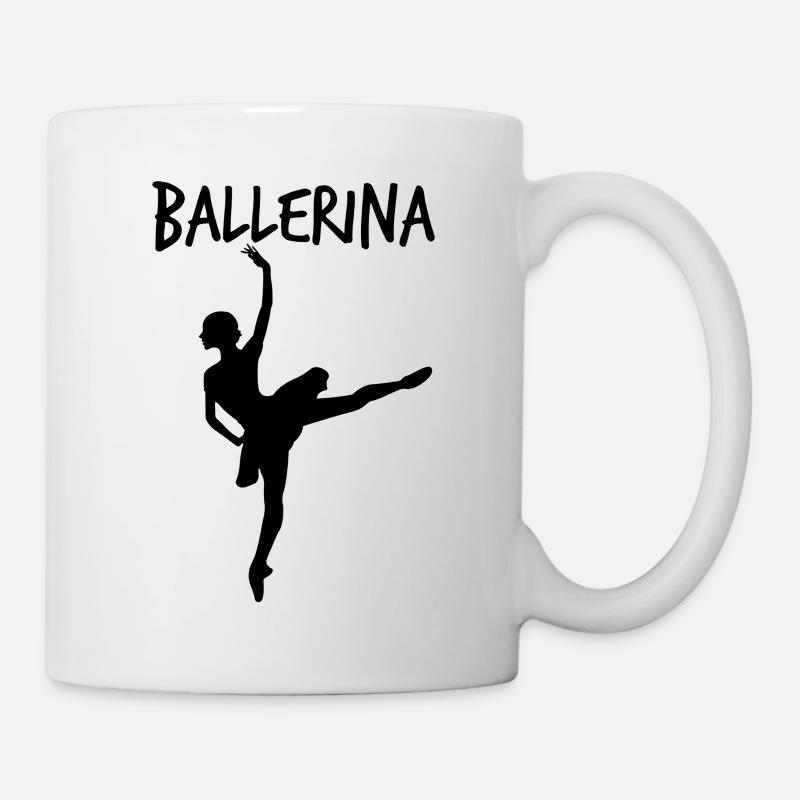 Ballerina Tänzerin - Tasse - Weiß
