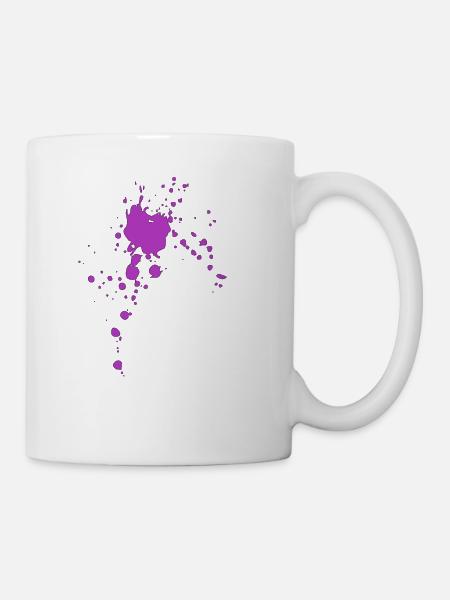 Splashes of paint - Mug - white