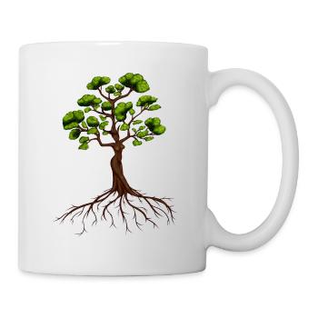 Yggdrasil tree of life funny gift idea - Mug - white - Right