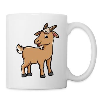 Kawaii Ziege - Tasse - Weiß - Rechts
