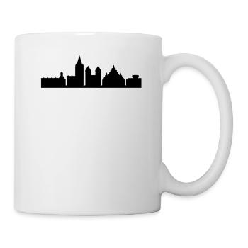 Paderbron Skyline schwarz - Tasse - Weiß - Rechts