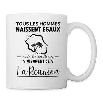Les meilleurs viennent de La Réunion, cadeau - Mug blanc - blanc - Droite