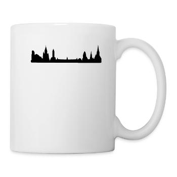 Karlsruhe skyline black - Mug - white - Right