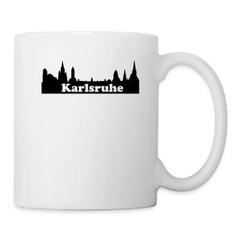 Karlsruhe + Skyline - Mug - white - Right