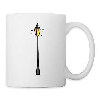 Laterne - Beleuchtung - Tasse - Weiß - Rechts