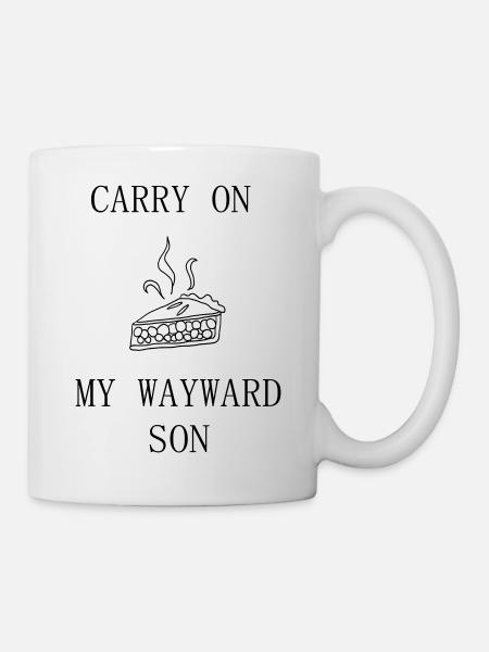 Supernatural / Carry on my wayward son / Winchester - Mug - white