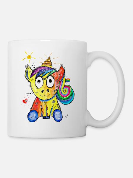 Happy unicorn - Mug - white