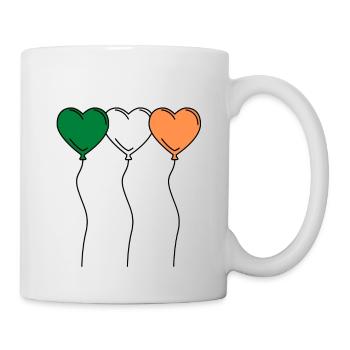 Irish hearts - Mug blanc - blanc - Droite