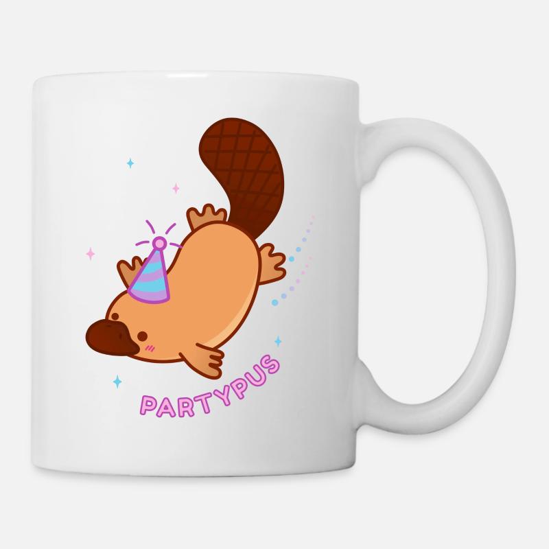 Animaux de fête - Mug blanc - blanc