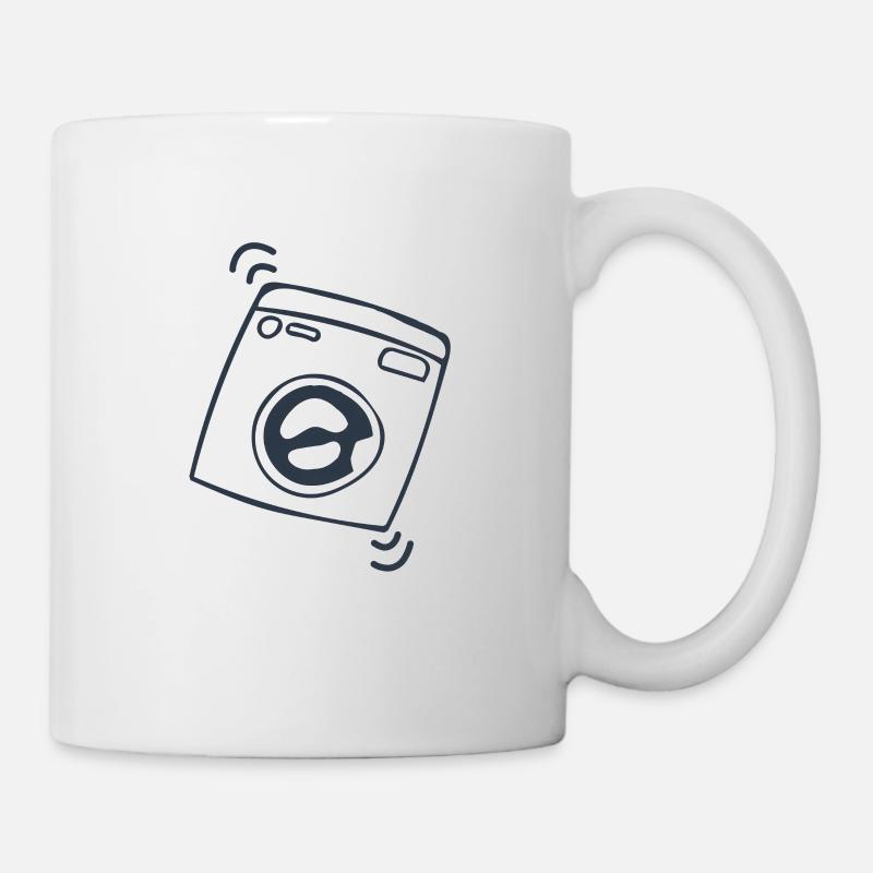 Machine à laver - Mug blanc - blanc